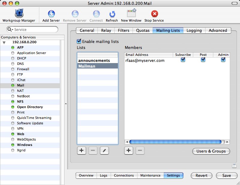 set up mail server for nyu email account on a mac os?