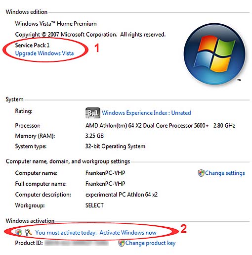 Windows Vista Wont Load User Profile