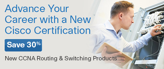 Save 30% on New CCENT & CCNA Routing and Switching titles from Cisco Press