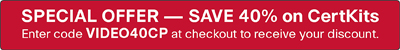 Special Offer on Cert Kits