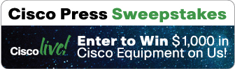 Facebook Sweepstakes from Cisco Press