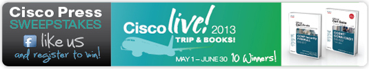 Enter to Win a trip to Cisco Live 2013 from Cisco press
