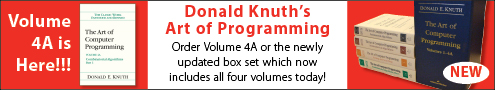 Save 35% on New Knuth Books