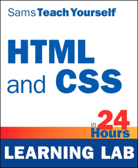 Sams Teach Yourself JavaScript in 24 Hours Learning Lab Cover