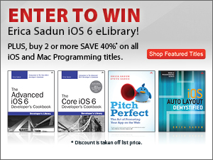 Enter to win an Erica Sadun iOS 6 eLibrary