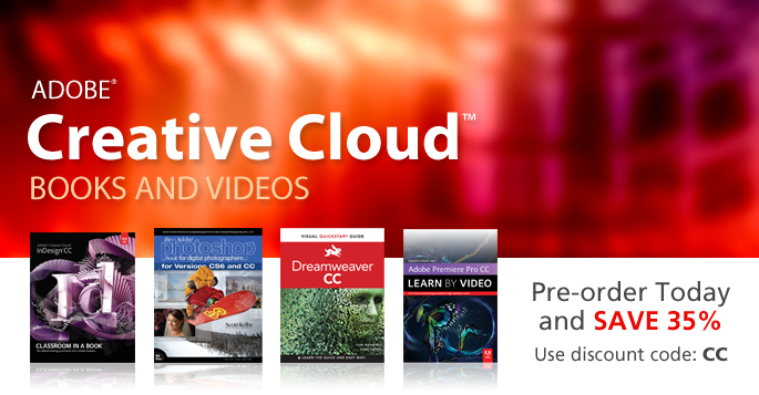 Adobe Creative Cloud Books and Videos from Peachpit
