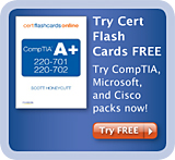 Try Cert Flash Cards FREE