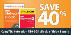 Save 40% with the Network+ N10-005 eBook and Video Bundle