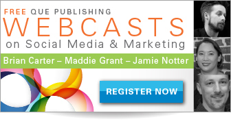 Free Social Media Webcasts from Que Publishing