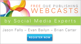 Free Social Media Webcasts from Que Publishing