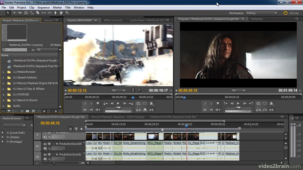 adobe premiere pro cs5 video editing software