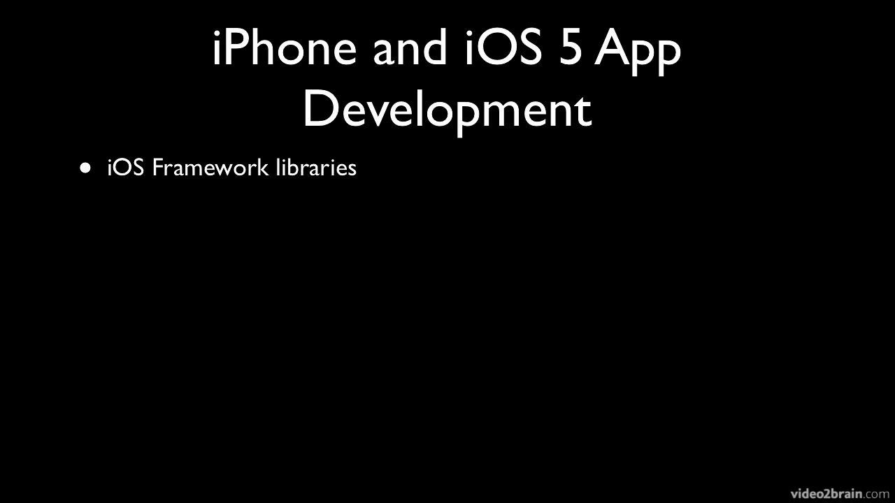 iPhone and iOS 5 Advanced App Development: Learn by Video