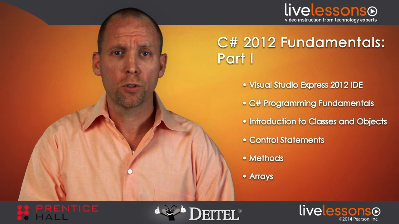 C# 2012 Fundamentals LiveLessons Part I of IV (Video Training)