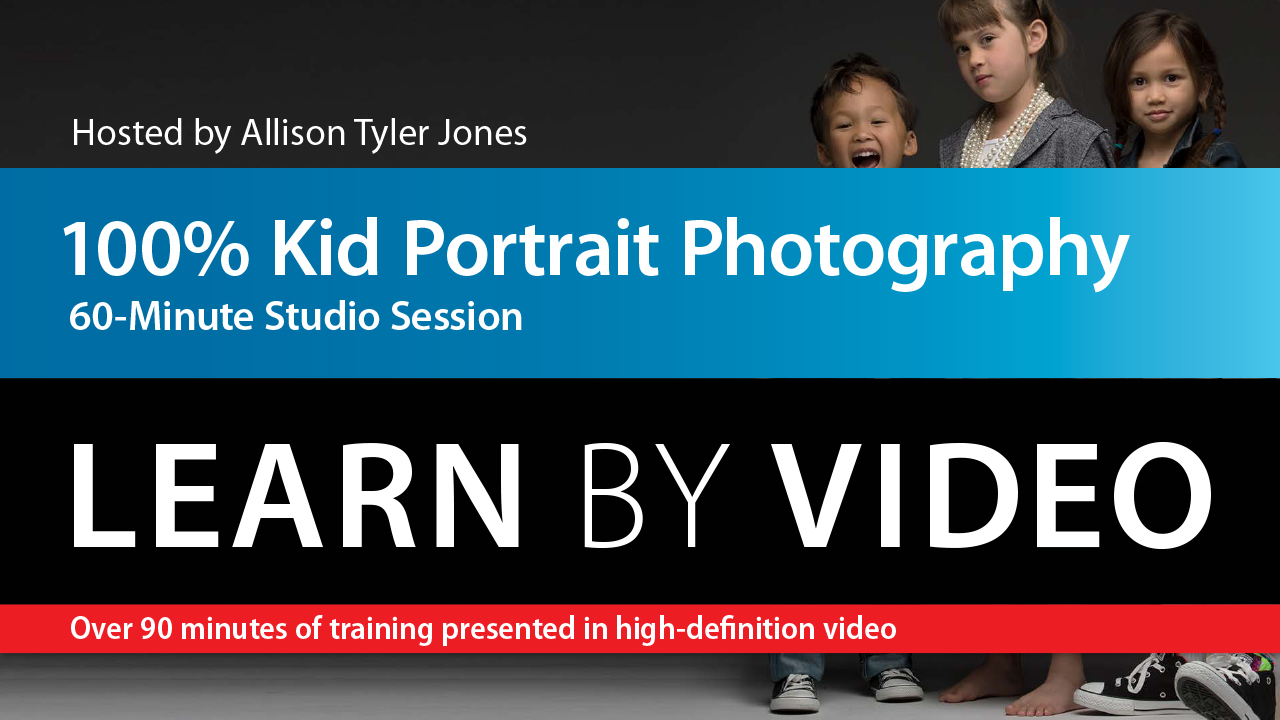 100% Kid Portrait Photography: Learn by Video: Studio Lighting, Posing, and Directing