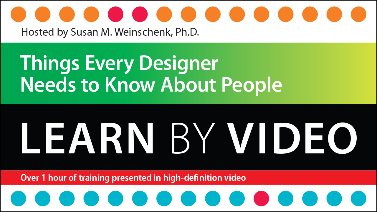 Things Every Designer Needs to Know about People: Learn by Video