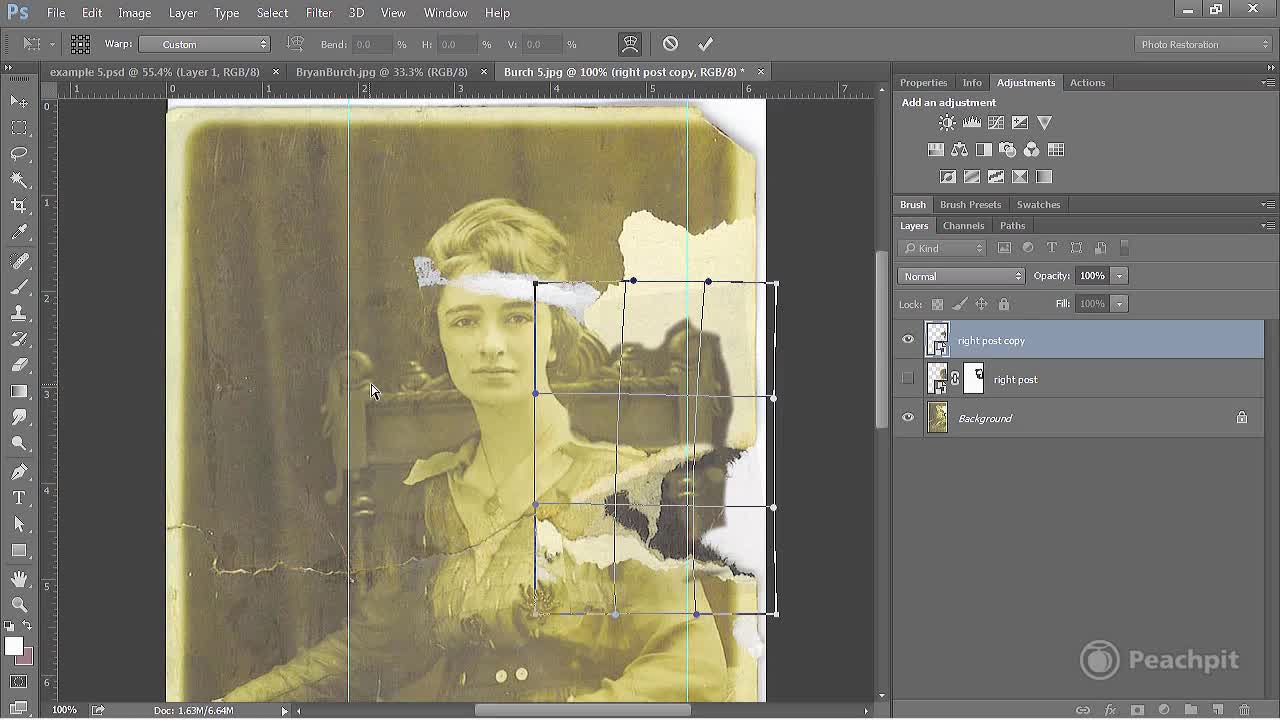 Photo Restoration Learn by Video