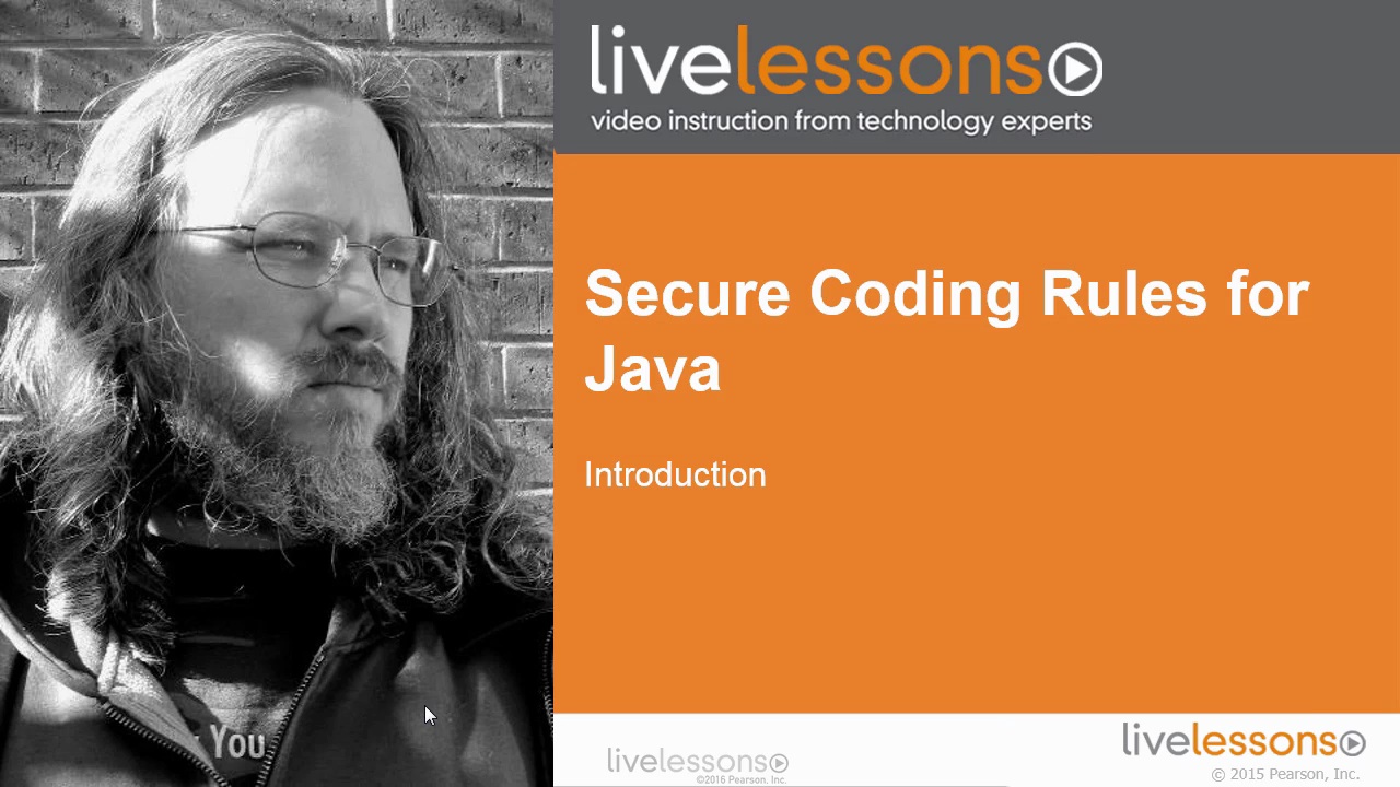 Secure Coding Rules for Java LiveLessons, Part I