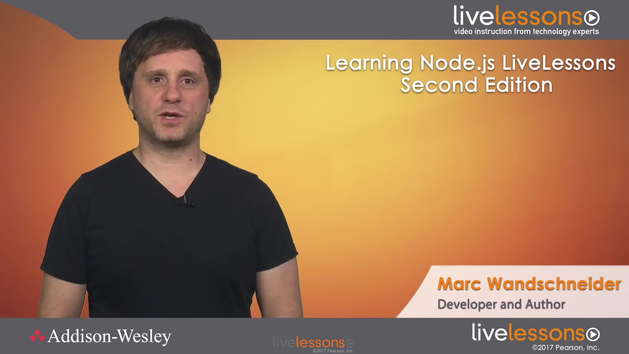 Learning Node.js LiveLessons (Video Training), 2nd Edition