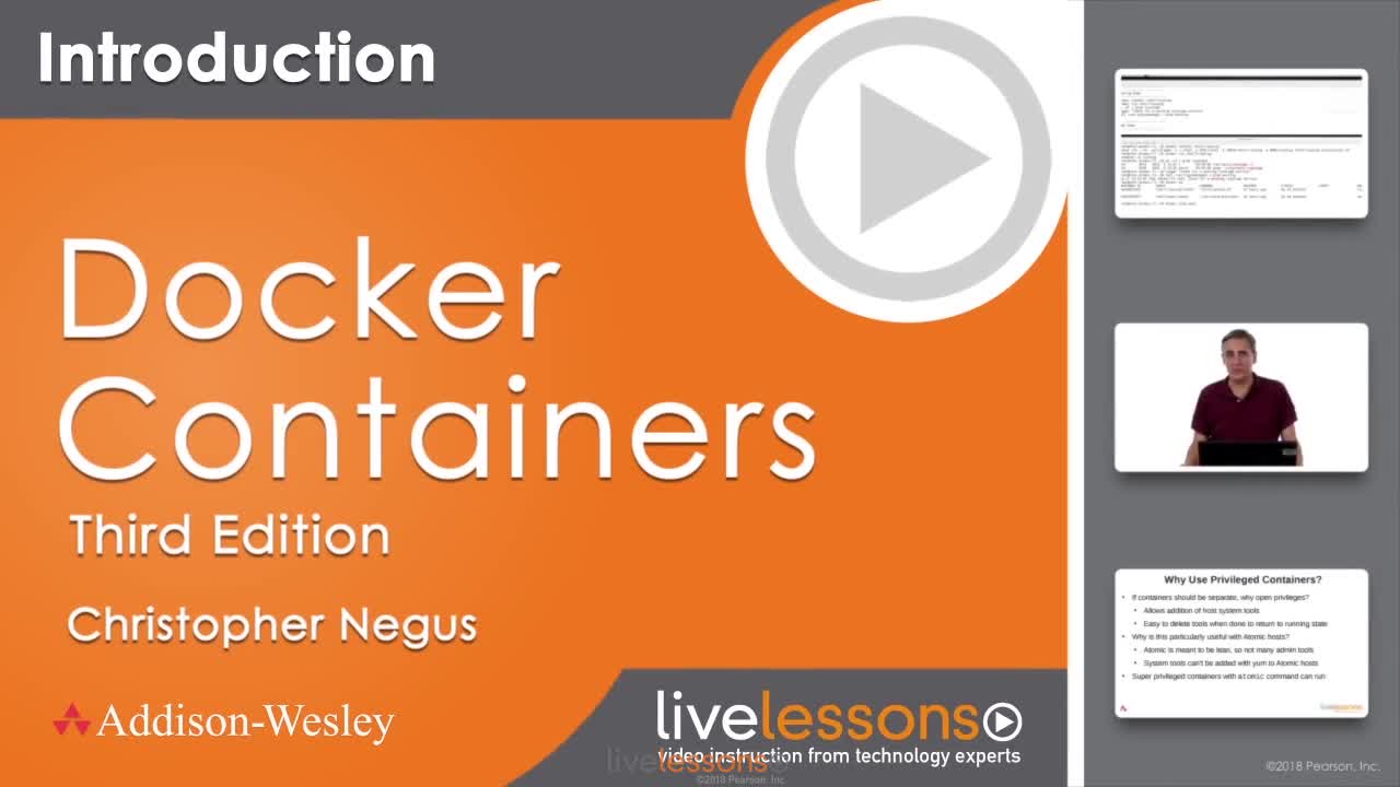 Docker Containers LiveLessons, 3rd Edition