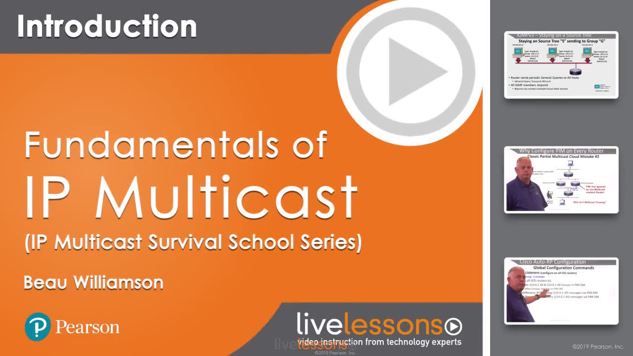 Fundamentals of IP Multicast (IP Multicast Survival School Series) LiveLessons