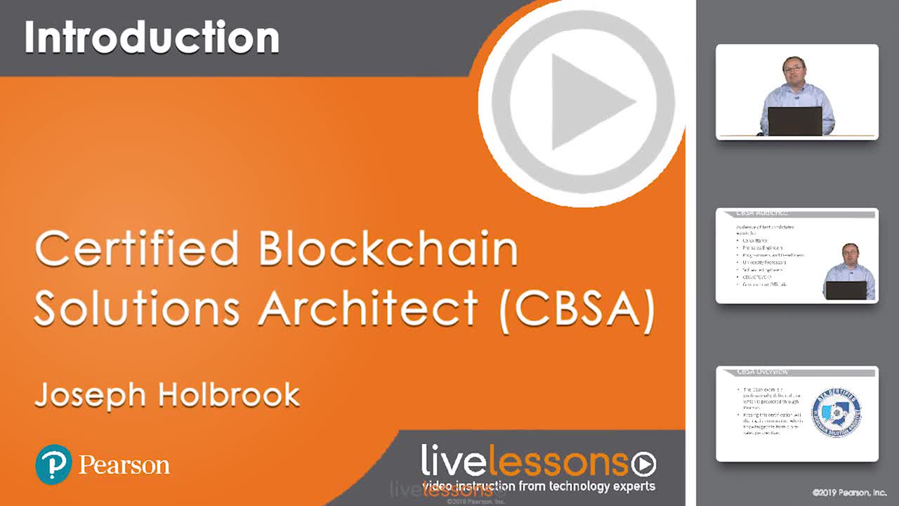Certified Blockchain Solution Architect (CBSA) Complete Video Course