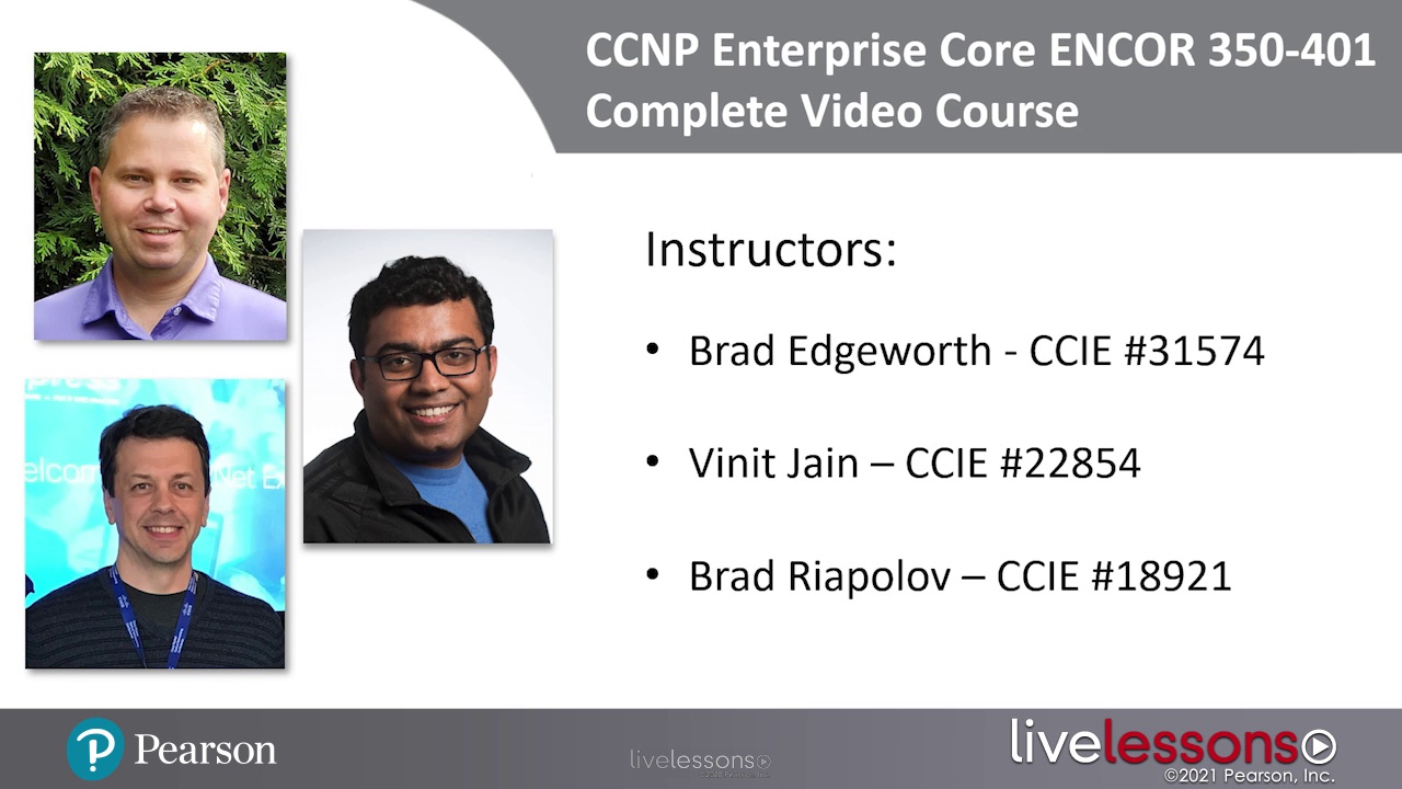 CCNP and CCIE Enterprise Core ENCOR 350-401 Complete Video Course | Pearson  IT Certification