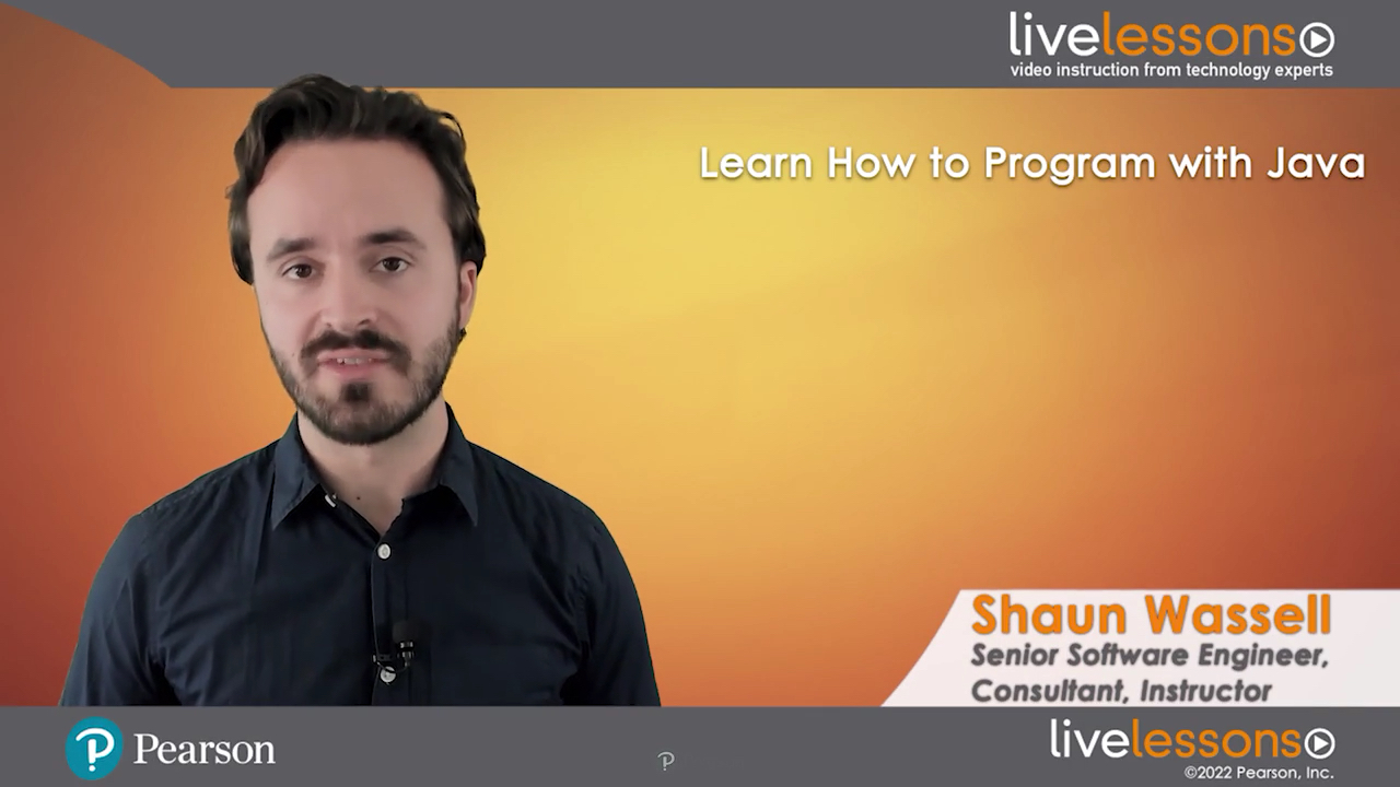 Learn How to Program with Java LiveLessons (Video Training)