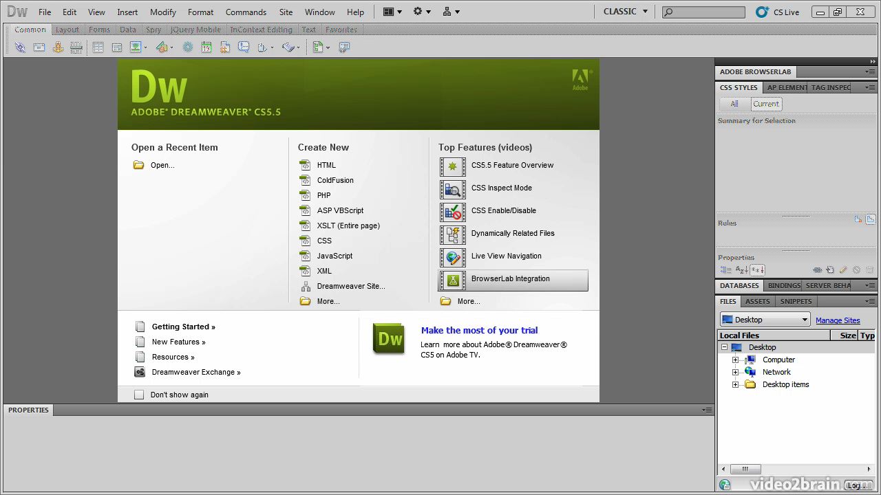 Building a Data-Driven Website with Adobe Dreamweaver CS5.5: Learn By Video