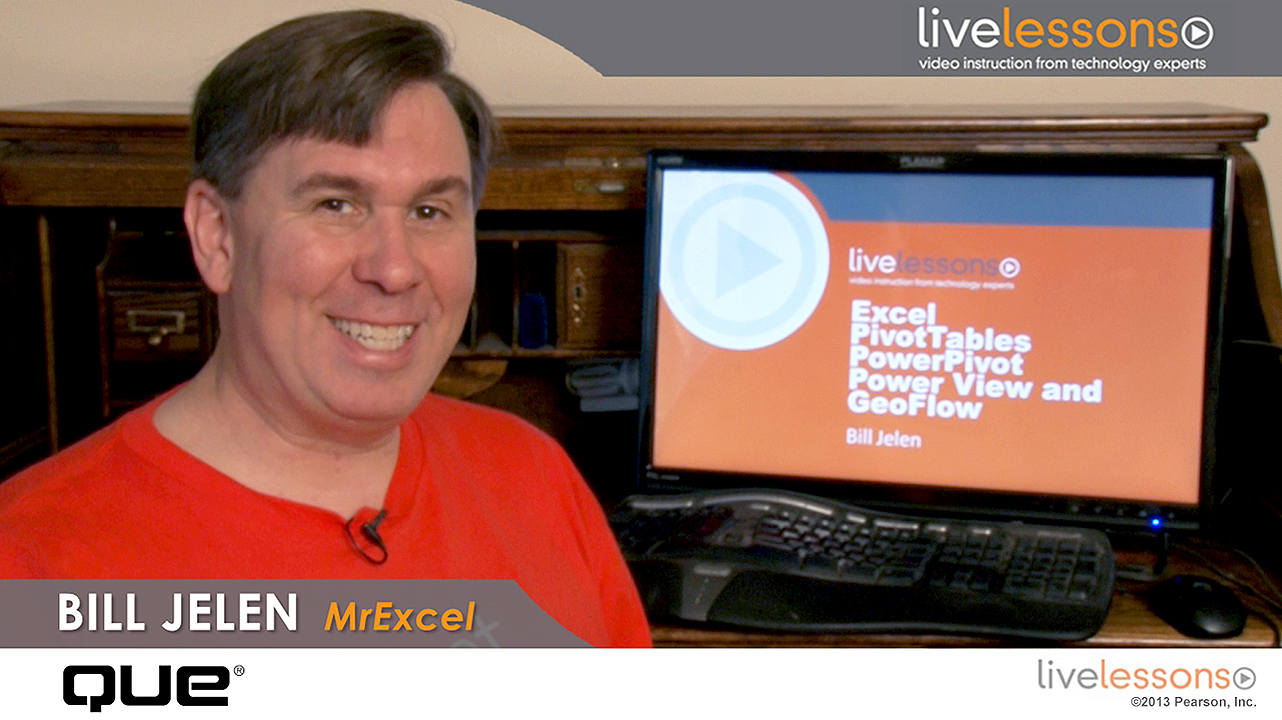 Excel PivotTables, PowerPivot, Power View, and Power Map with MrExcel LiveLessons (Video Training)