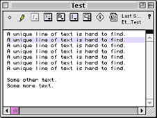 Fig. w1.7 The active window in BBEdit as it appears while the script is ...