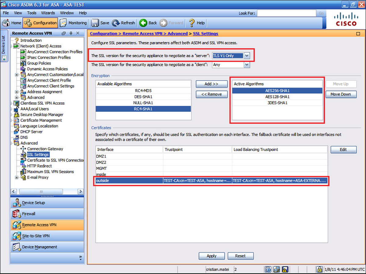 Cisco asa generate rsa key