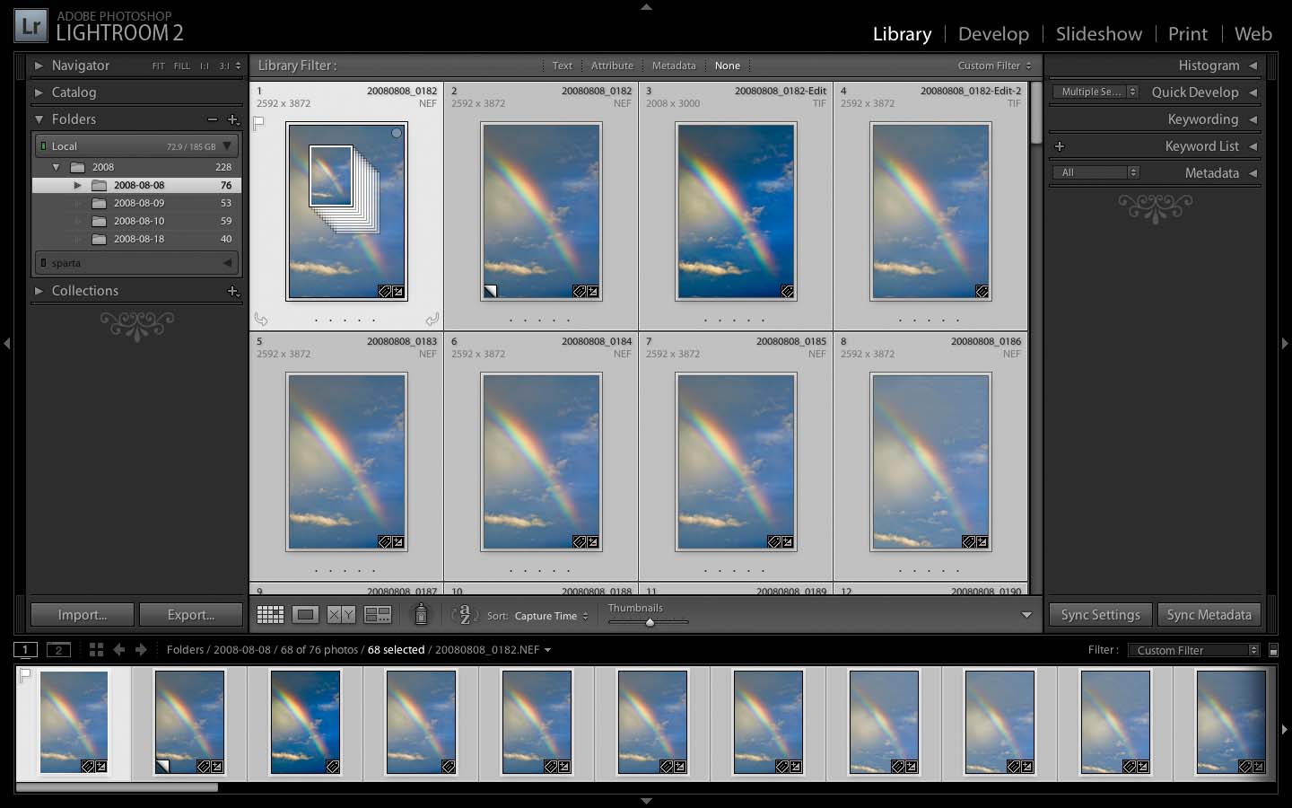 Moving Photos in Lightroom
