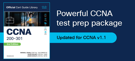 New CCNA Official Cert Guide Library available now