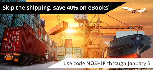 Skip the Shipping -- save 40% on eBooks now through January 5 with discount code NOSHIP