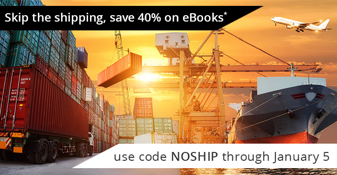 Skip the Shipping -- save 40% on eBooks now through January 5 with discount code NOSHIP