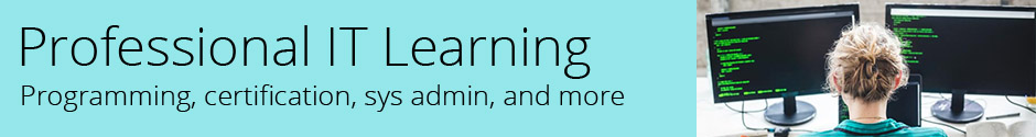 Professional IT Learning from Pearson, on InformIT