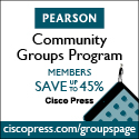Cisco Press User Group logo: 125x125