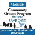 Pearson IT Certification User Group logo: 125x125