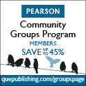 Que Publishing User Group logo: 125x125