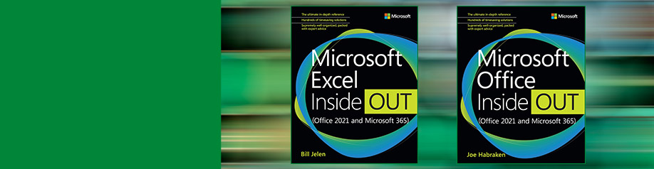 New Office 2021 and Microsoft 365 titles from Microsoft Press