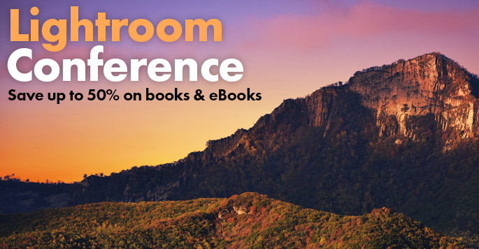 KelbyOne Lighroom Conference -- save up to 50% on books & eBooks* with code LIGHTROOM