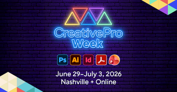 CreativePro Week: June 29-July 3, 2026 -- Nashville & Online