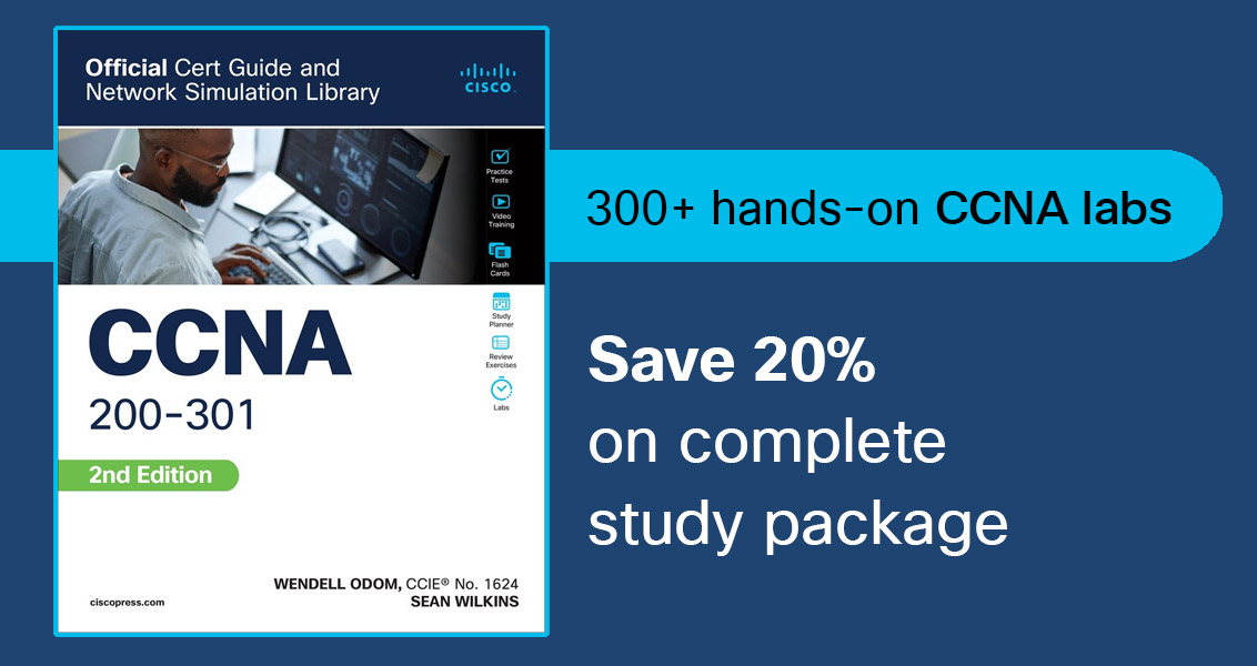 CCNA 200-301 Official Cert Guide and Network Simulator Library, Second Edition