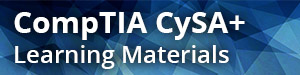 CompTIA CYSA+ Learning Materials from Pearson IT Certification