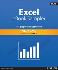 Click to Download Free Excel Sampler from Que Publishing